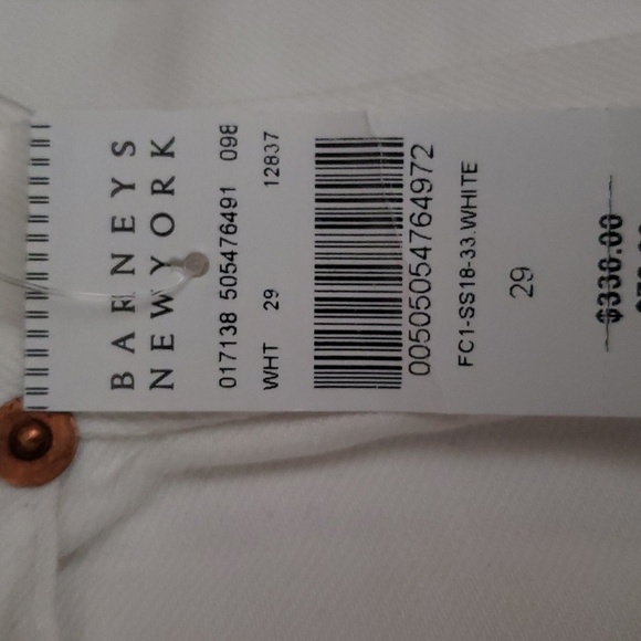 Revolve Forte dei marmi couture Milano white with pearls size 29 - Picture 8 of 8